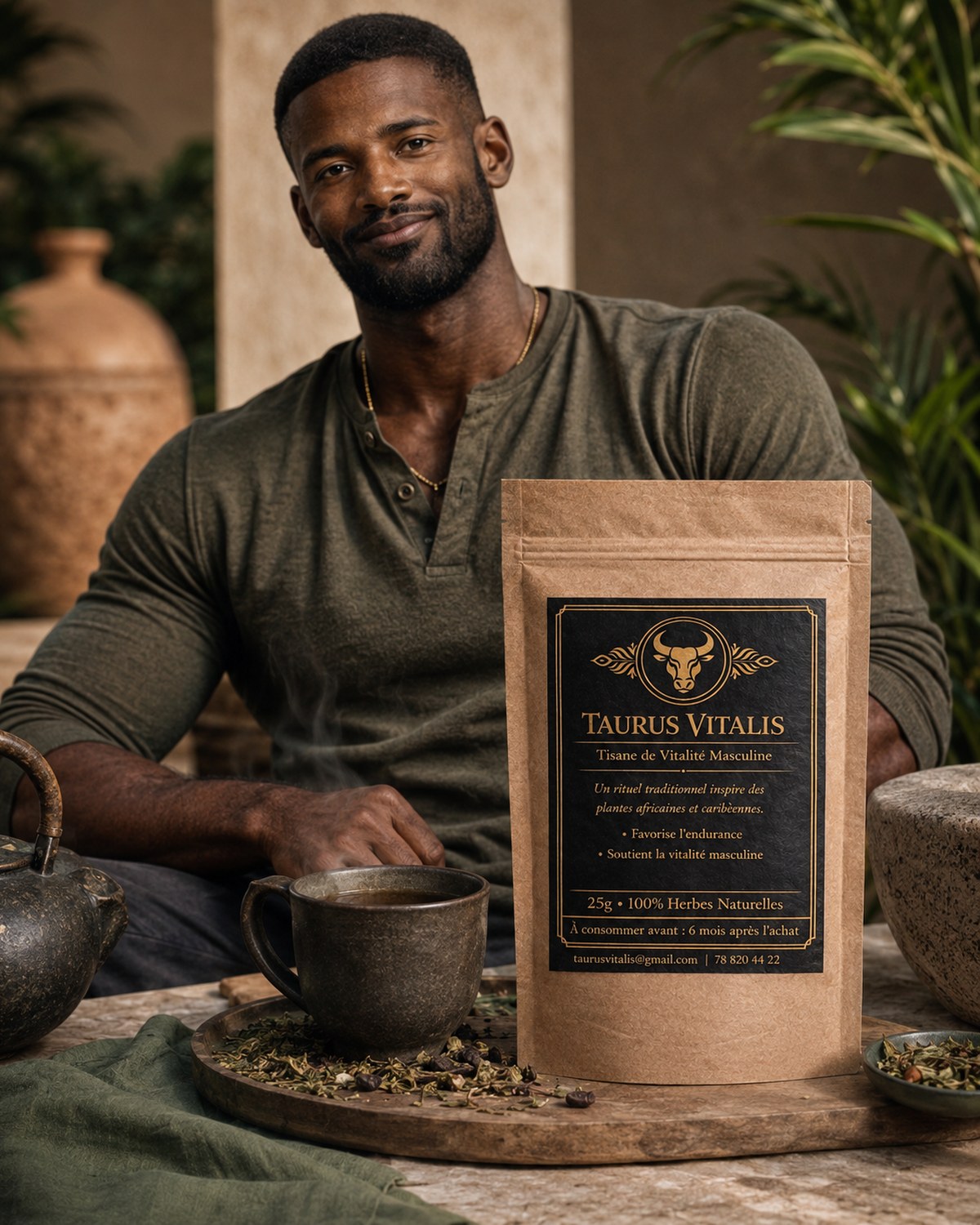 Packaging Taurus Vitalis dans une ambiance chaude