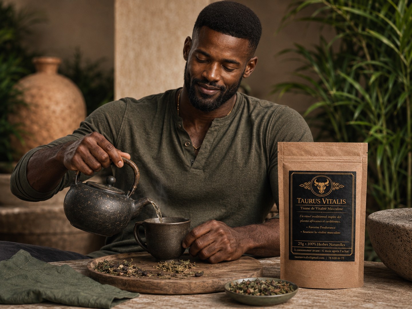 Tisane Taurus Vitalis dans une ambiance chaude